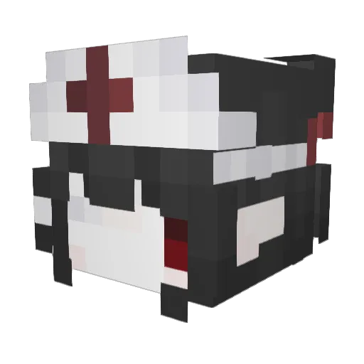 Seiroxo Minecraft avatar head, 3D render