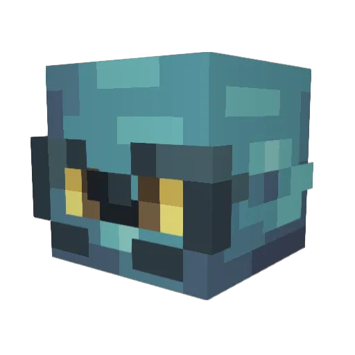 Seiryh Minecraft avatar head, 3D render