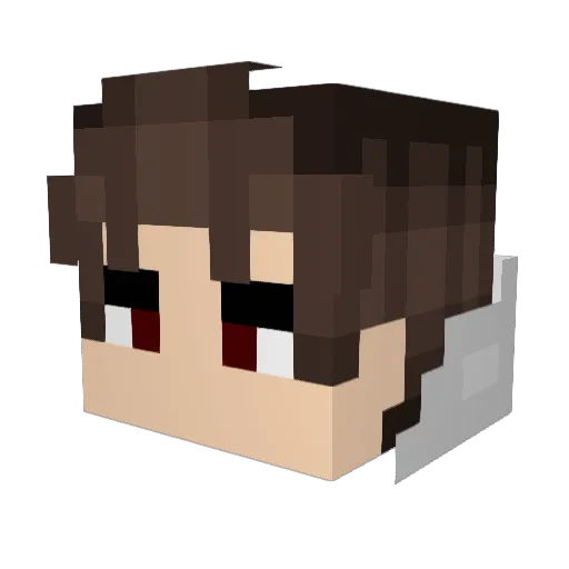 Seiryth Minecraft avatar head, 3D render