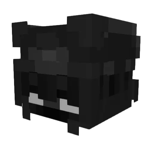 Seishintekina Minecraft avatar head, 3D render