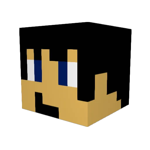 Seishir_Zer0 Minecraft avatar head, 3D render