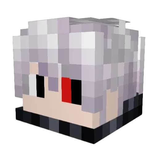 Seispool Minecraft avatar head, 3D render