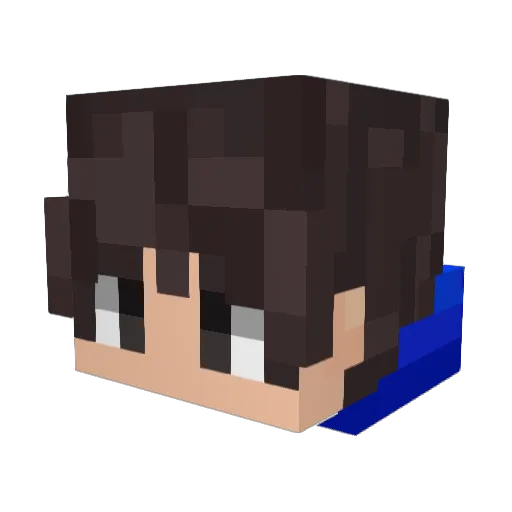 Seitexx Minecraft avatar head, 3D render