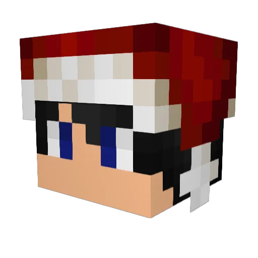 SeitzBR Minecraft avatar head, 3D render