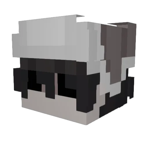 SeiyaCteee Minecraft avatar head, 3D render