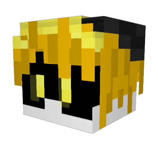 SeiyaTvYT Minecraft avatar head, 3D render