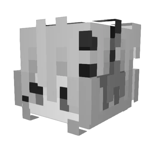 Seiyo_zzZ Minecraft avatar head, 3D render