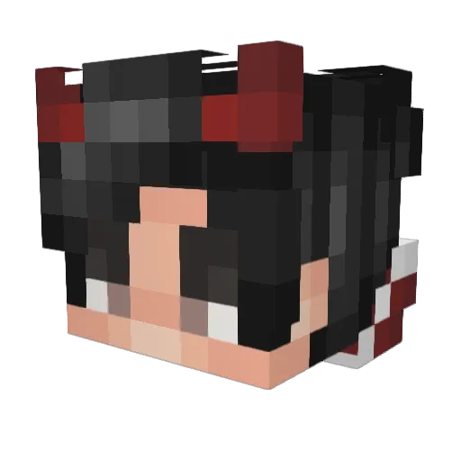 SejeZebi Minecraft avatar head, 3D render