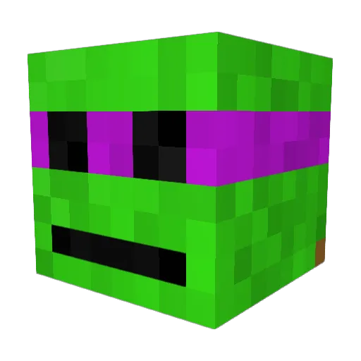 Sejeste Minecraft avatar head, 3D render