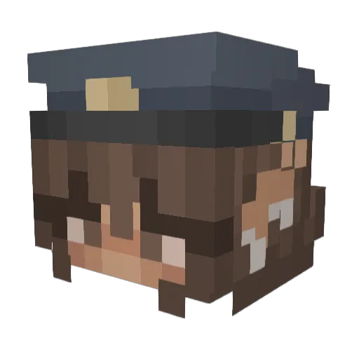 Sejmrp Minecraft avatar head, 3D render