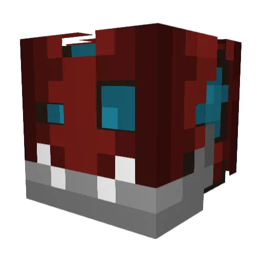 Sejoran Minecraft avatar head, 3D render