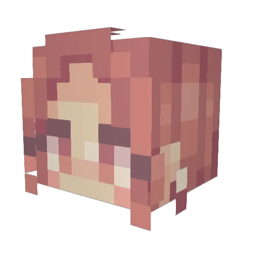 SekGamer04 Minecraft avatar head, 3D render
