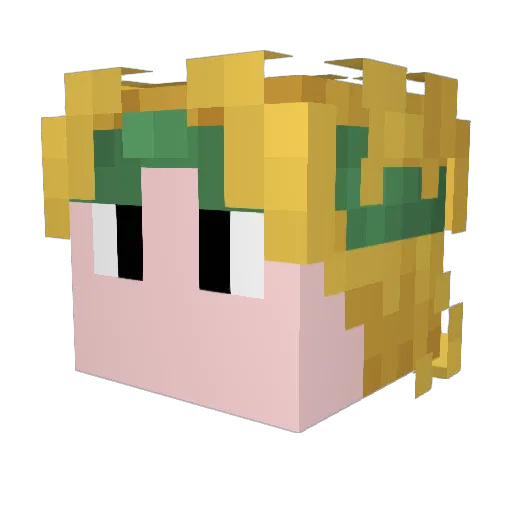 Sekaii18 Minecraft avatar head, 3D render