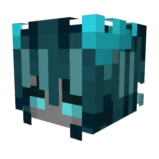 Sekerys Minecraft avatar head, 3D render