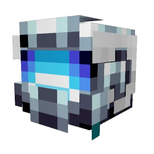 Sela97 Minecraft avatar head, 3D render