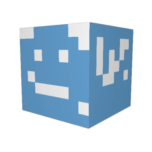 SelahSean Minecraft avatar head, 3D render