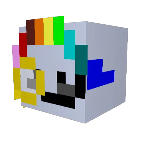 SelanSodium Minecraft avatar head, 3D render