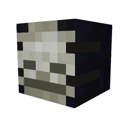 Selbsti Minecraft avatar head, 3D render