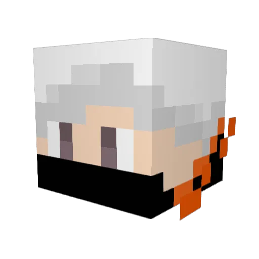 SelbuguttenYT Minecraft avatar head, 3D render
