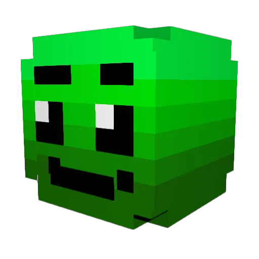 Selffaw1 Minecraft avatar head, 3D render