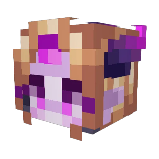 Selfino Minecraft avatar head, 3D render