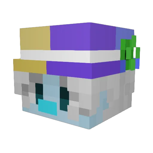 SelimDurden Minecraft avatar head, 3D render