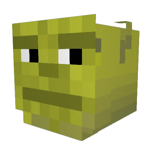 SelimKing Minecraft avatar head, 3D render