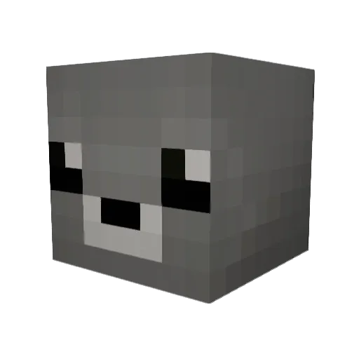 Selkie_S Minecraft avatar head, 3D render