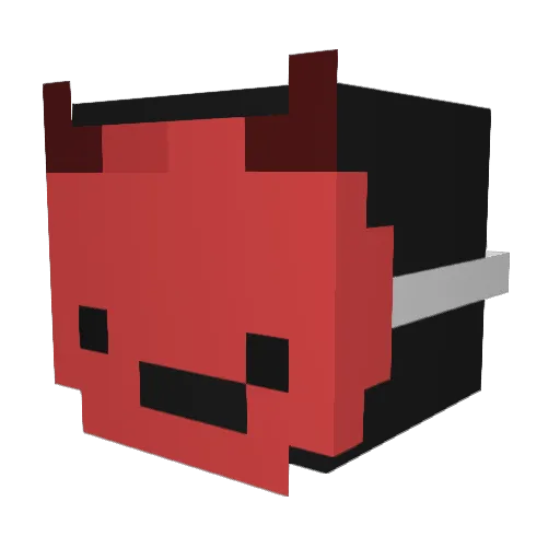 SellPhone Minecraft avatar head, 3D render