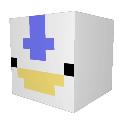 SellSoap Minecraft avatar head, 3D render