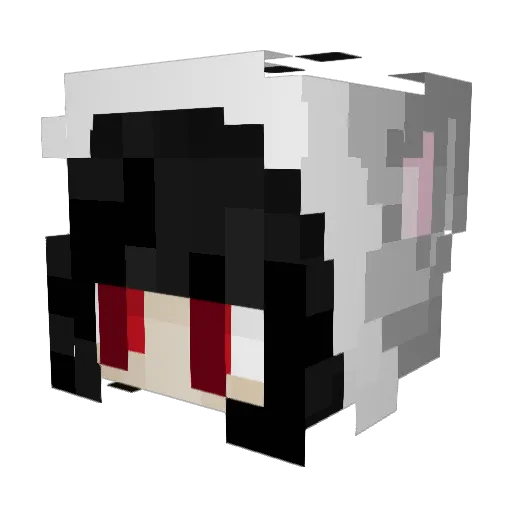 Selly_Tsunami Minecraft avatar head, 3D render