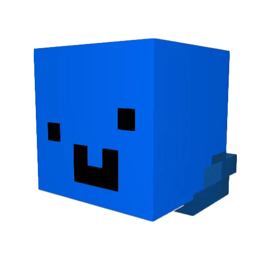 Selsal Minecraft avatar head, 3D render
