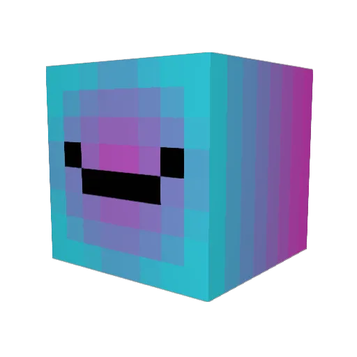 Seltiyel Minecraft avatar head, 3D render
