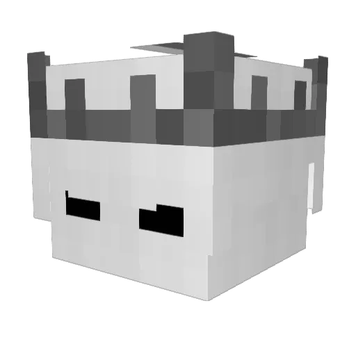 Selttiks69 Minecraft avatar head, 3D render