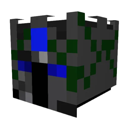 Selty99 Minecraft avatar head, 3D render