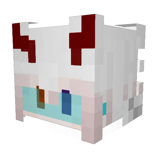 SelwiNotFound Minecraft avatar head, 3D render