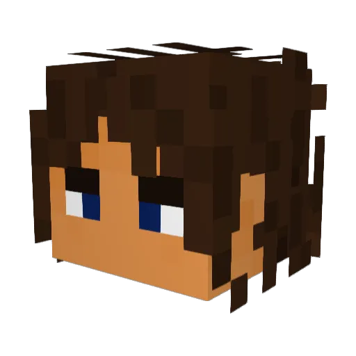 Sem4atski Minecraft avatar head, 3D render