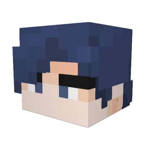 Sem5075 Minecraft avatar head, 3D render
