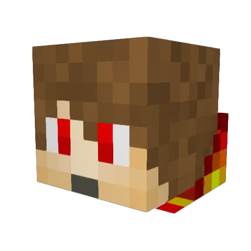 SemGamerNL Minecraft avatar head, 3D render