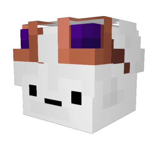 SemNomito Minecraft avatar head, 3D render