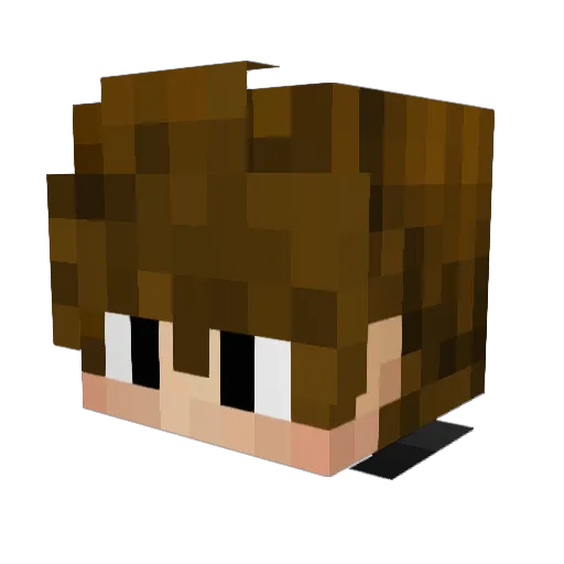 SemajNYG Minecraft avatar head, 3D render
