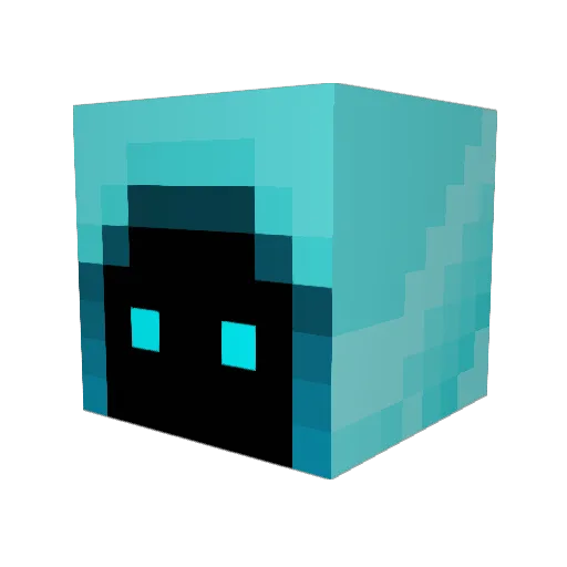Semality Minecraft avatar head, 3D render