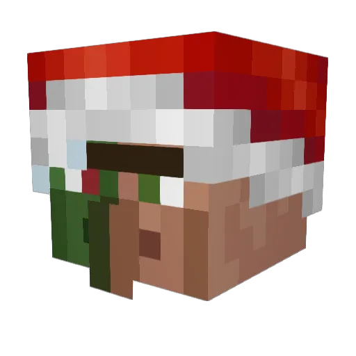 SemiLegitMain Minecraft avatar head, 3D render