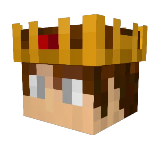 SemiSkill42 Minecraft avatar head, 3D render