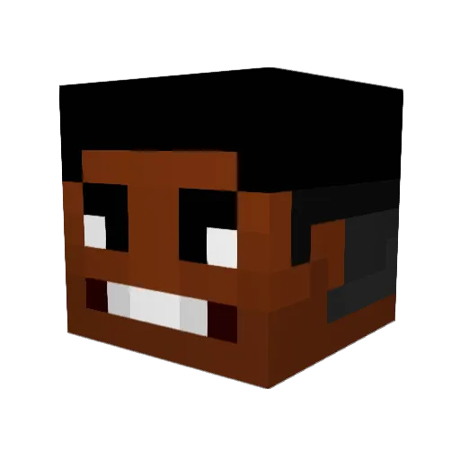 Semi_Plays Minecraft avatar head, 3D render