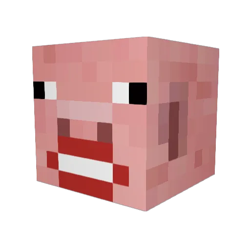 SemlivePvP Minecraft avatar head, 3D render