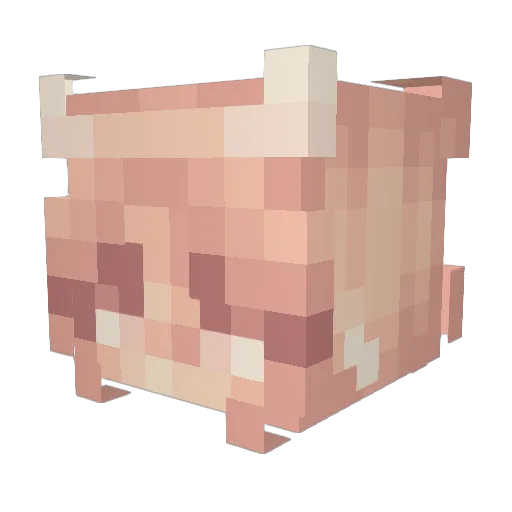 Semmel47 Minecraft avatar head, 3D render