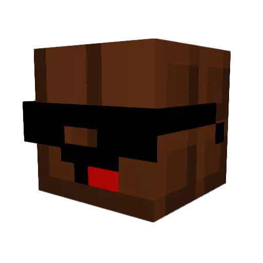 SemmieBoyV Minecraft avatar head, 3D render