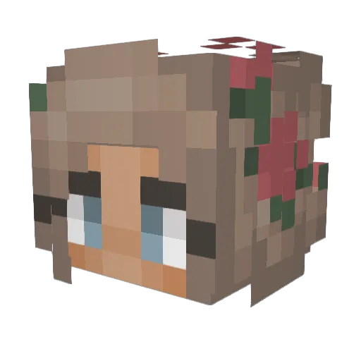 Semmieboy72 Minecraft avatar head, 3D render