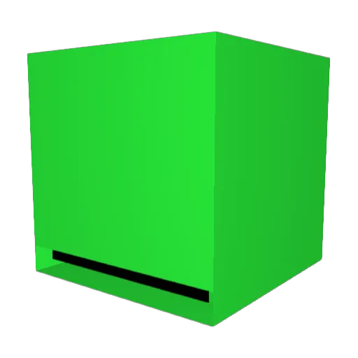 Semmpiee Minecraft avatar head, 3D render